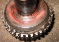 A welded on trigger wheel
